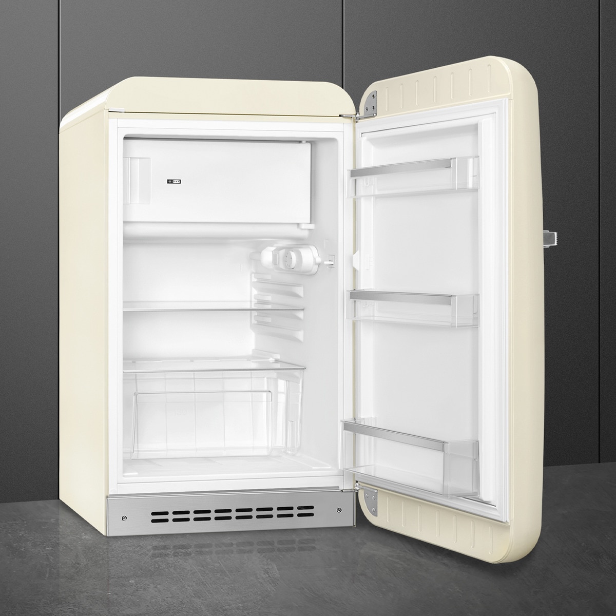 Frigorífico 1 puerta Smeg con apertura derecha, Estático - FAB10RCR6 Crema-3
