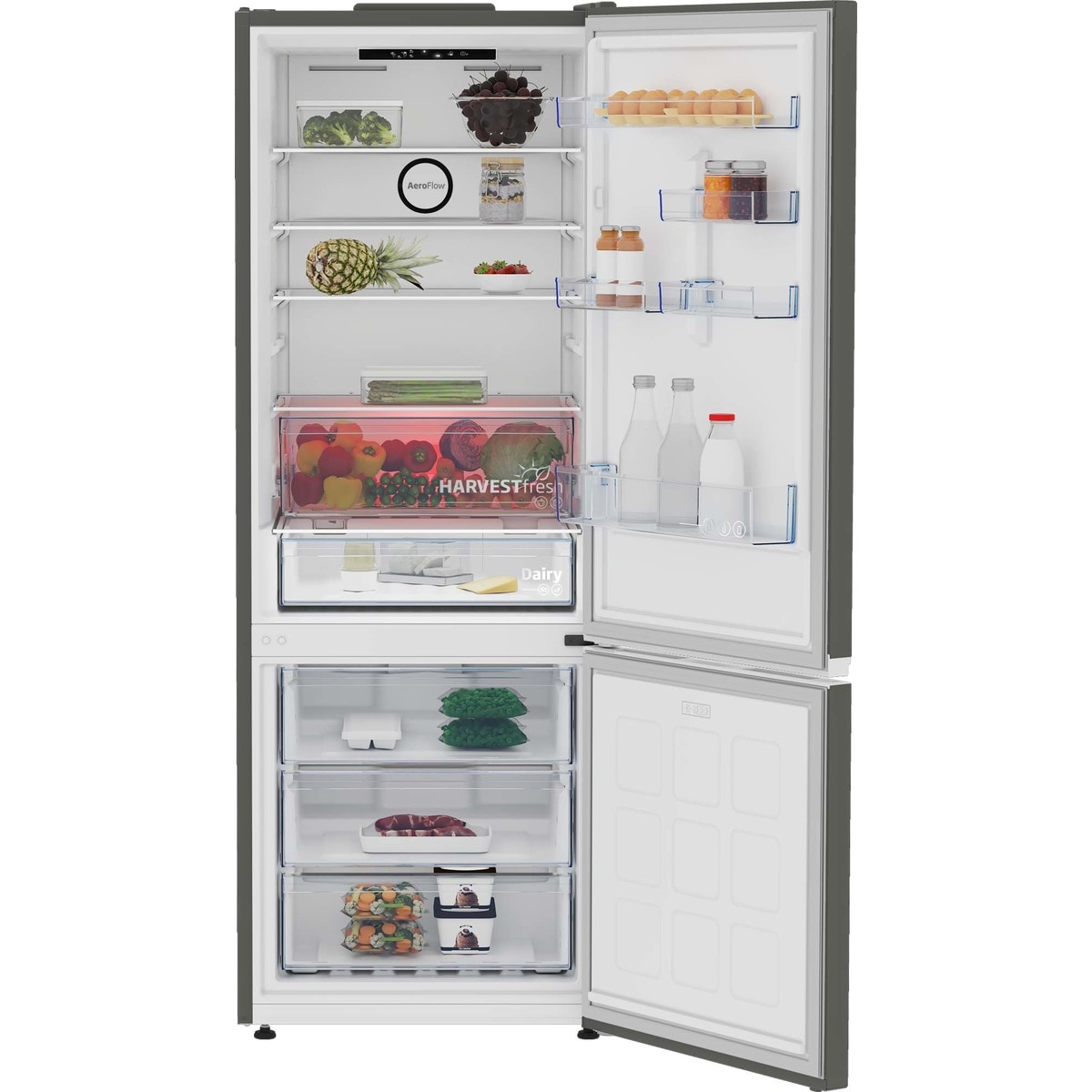 Frigorífico combi Beko total No Frost - B3RCNE564HG Gris-15