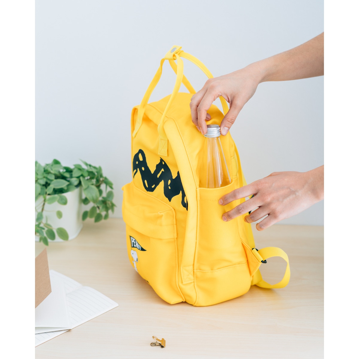 Mochila everyday Snoopy Erik amarillo Amarillo / Negro-3