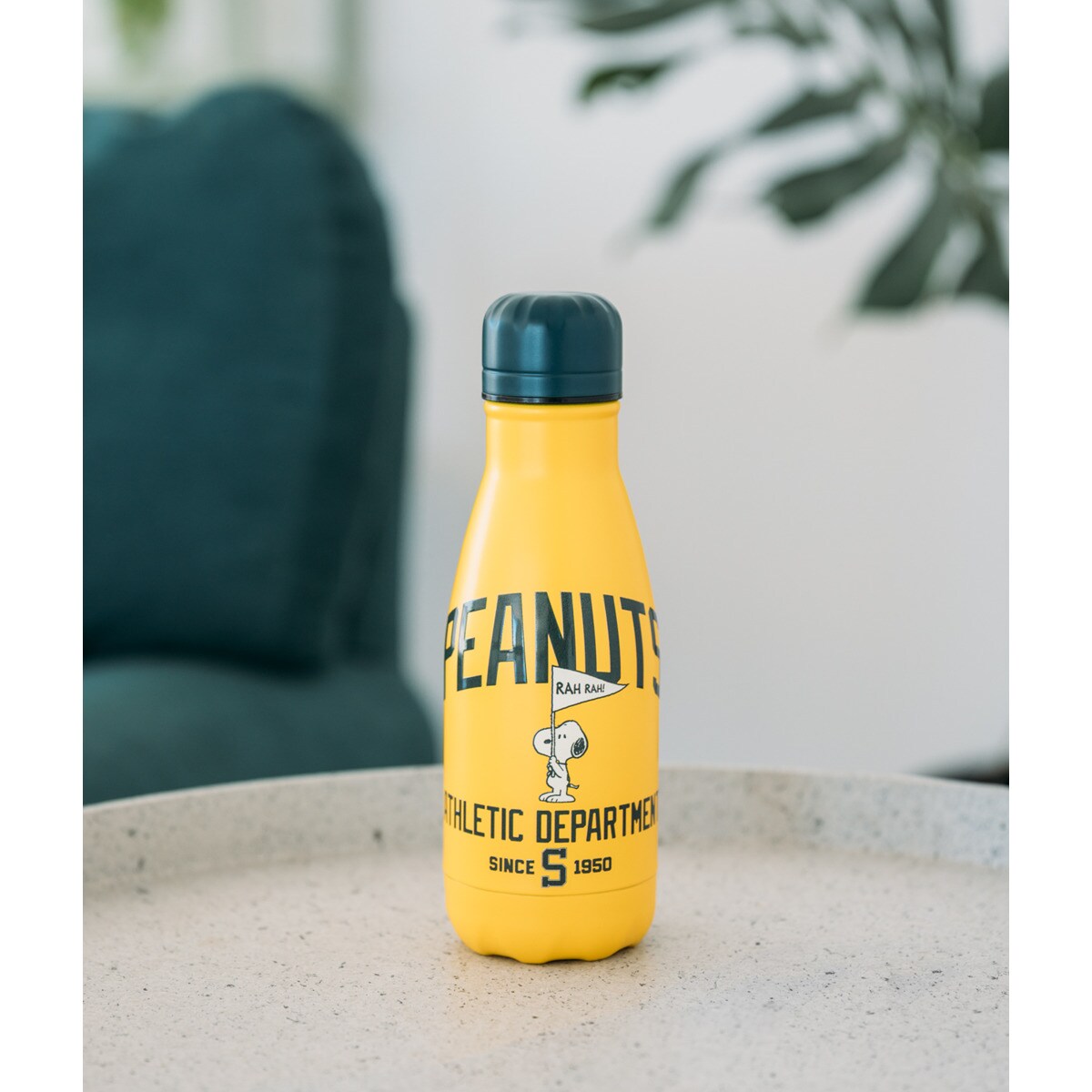 Botella metalica hot&cold 260ml Snoopy Erik amarillo Amarillo / Verde-5