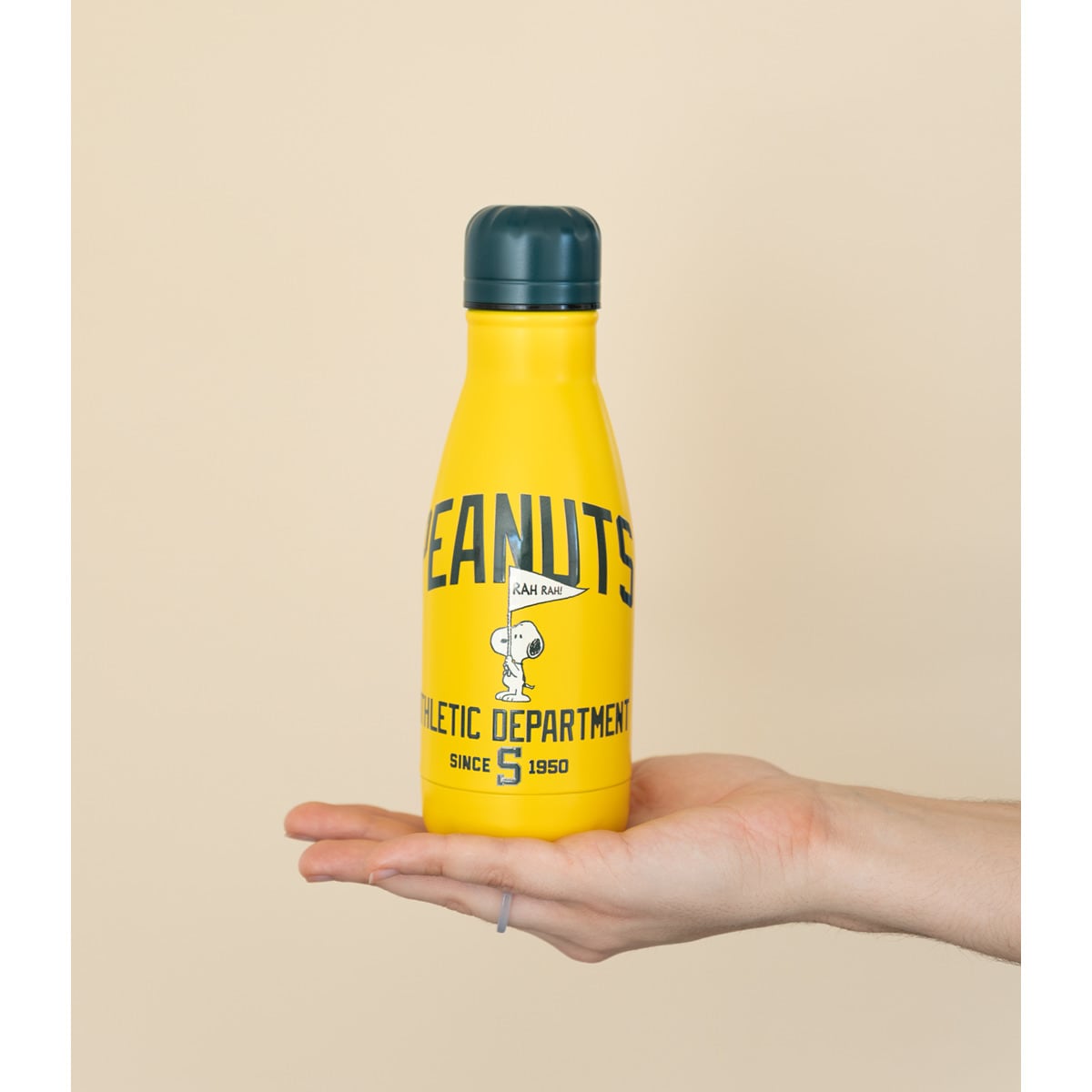 Botella metalica hot&cold 260ml Snoopy Erik amarillo Amarillo / Verde-7