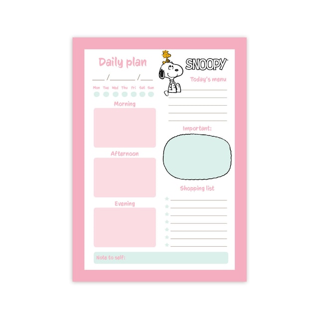 Imagen 0 de Bloc notas de escritorio Snoopy Erik blanco