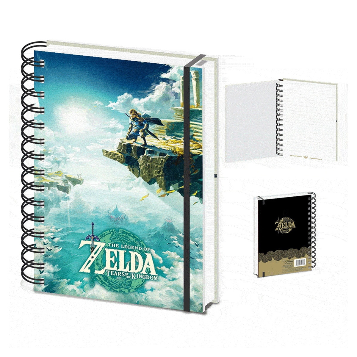 Caderno A5 Zelda 3d Tears Pyramid 2