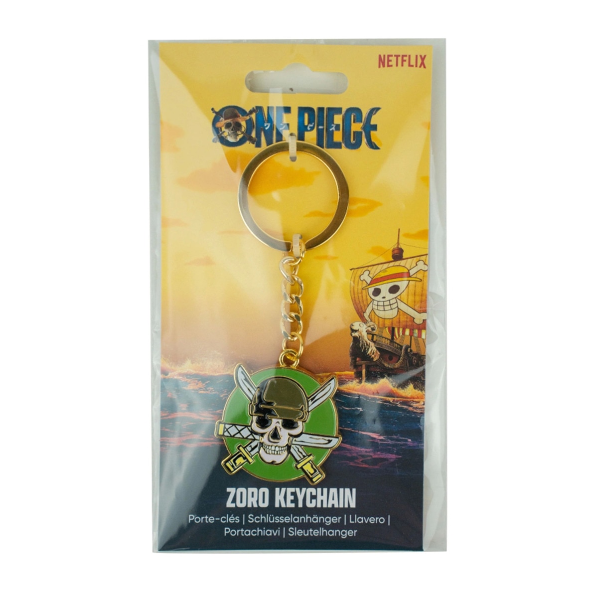 Porta-chaves 4 cm Calavera Zoro One Piece Cineréplicas 3