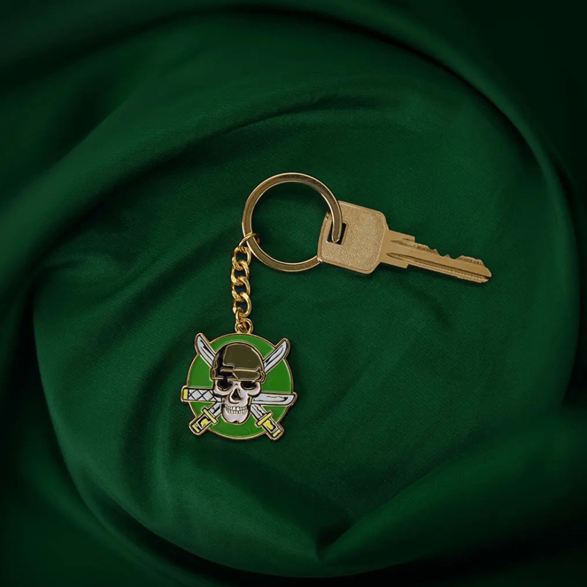 Porta-chaves 4 cm Calavera Zoro One Piece Cineréplicas 2