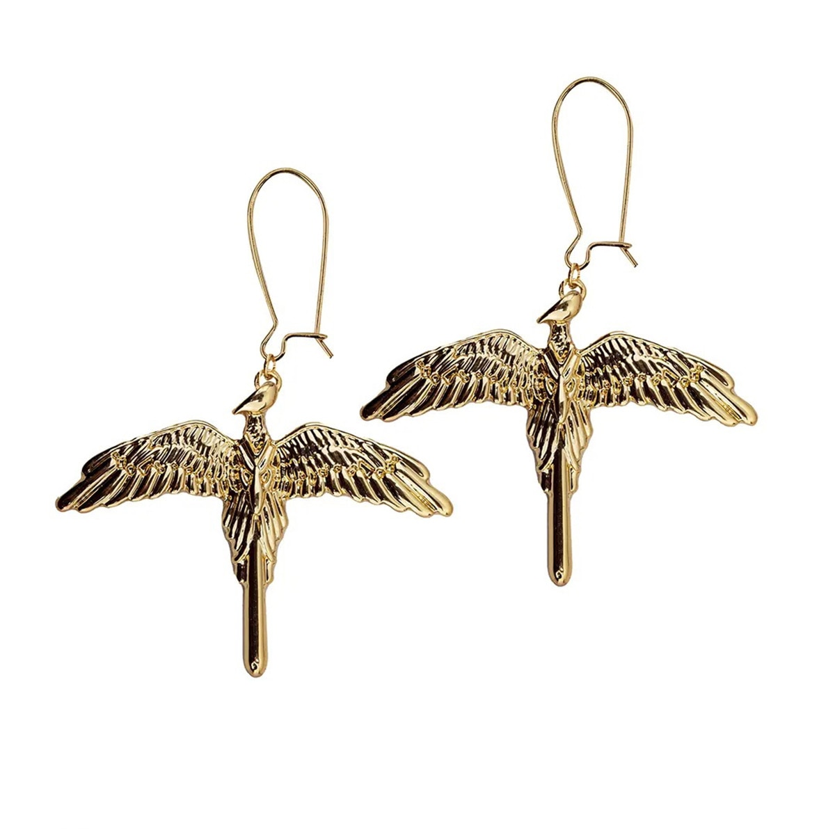 Imagem 0 de Brincos Fawkes Fénix Harry Potter