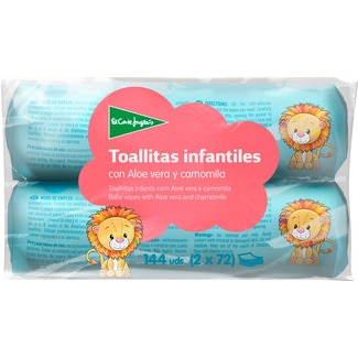 Toalhitas  2X72 unidades embalagem 144 unidades - El Corte Inglés