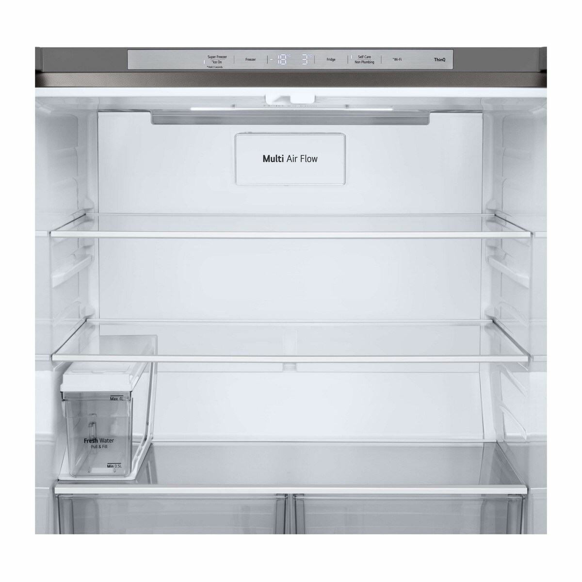 Frigorífico Americano LG GML861PYPE de 4 Portas No Frost e de 178,7 cm - Prime Silver Inox anti marcas-8
