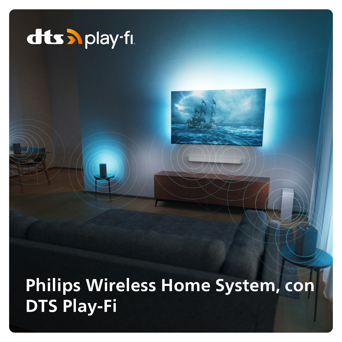 TV OLED 164cm (65") Philips Ambilight 65OLED819 UHD 4K, Dolby Vision y Dolby Atmos, Google TV, Smart TV Cromado-11