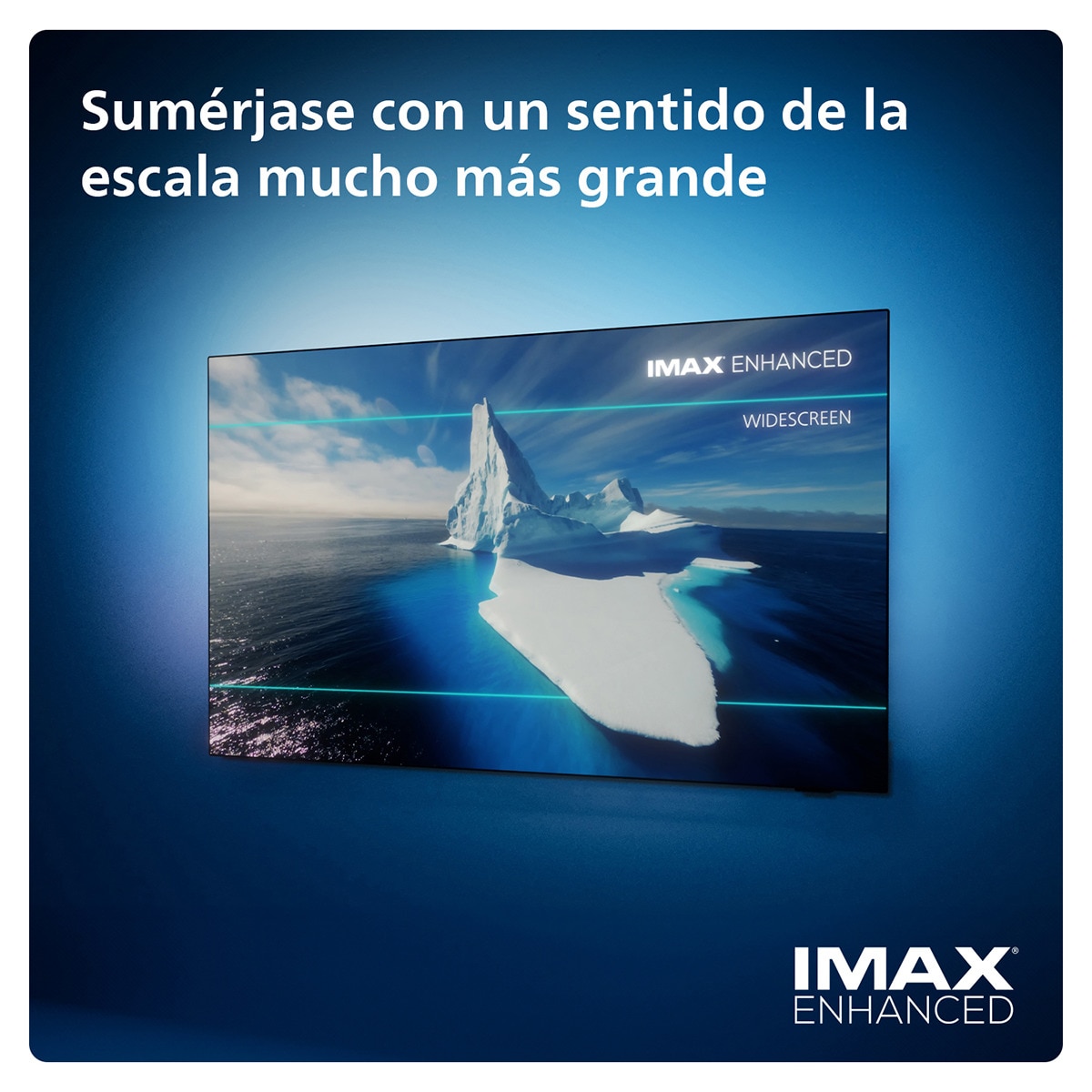 TV OLED 164cm (65") Philips Ambilight 65OLED819 UHD 4K, Dolby Vision y Dolby Atmos, Google TV, Smart TV Cromado-10