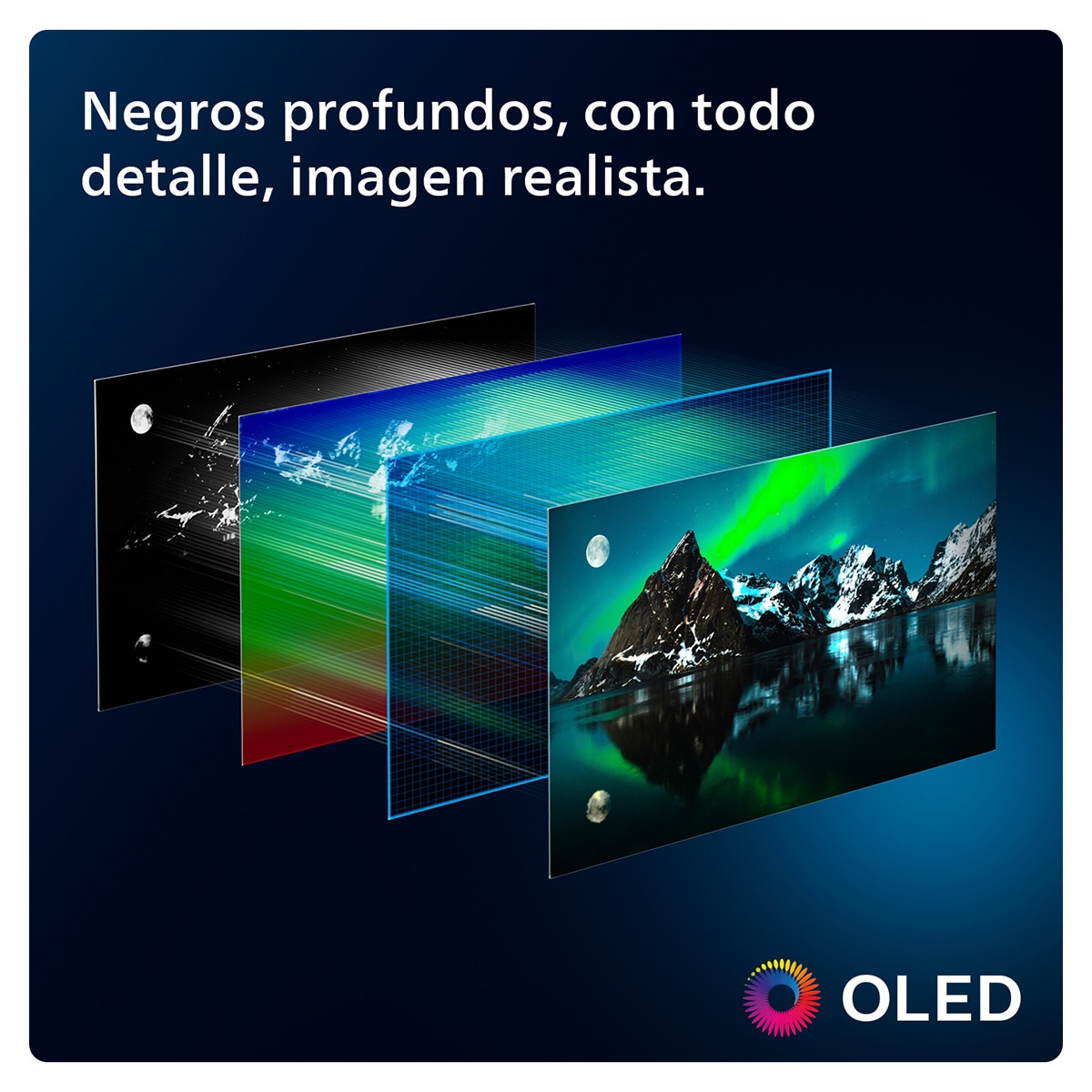 TV OLED 164cm (65") Philips Ambilight 65OLED819 UHD 4K, Dolby Vision y Dolby Atmos, Google TV, Smart TV Cromado-7