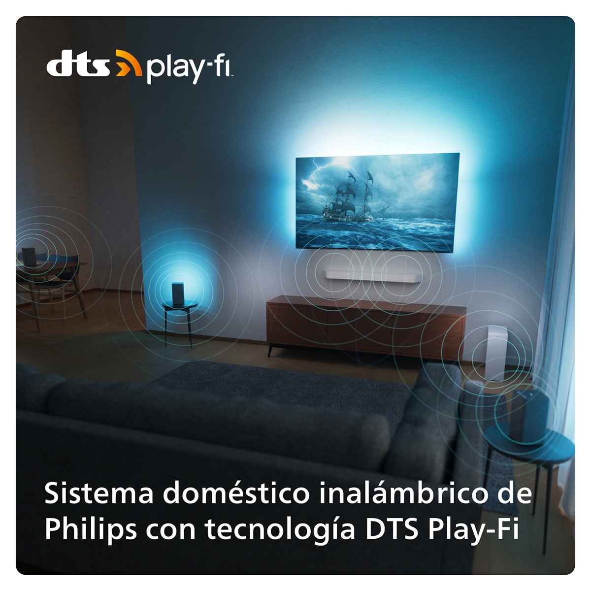 TV OLED 164cm (65") Philips Ambilight 65OLED909 UHD 4K, Dolby Vision y Dolby Atmos, Google TV, Smart TV Negro brillante-11