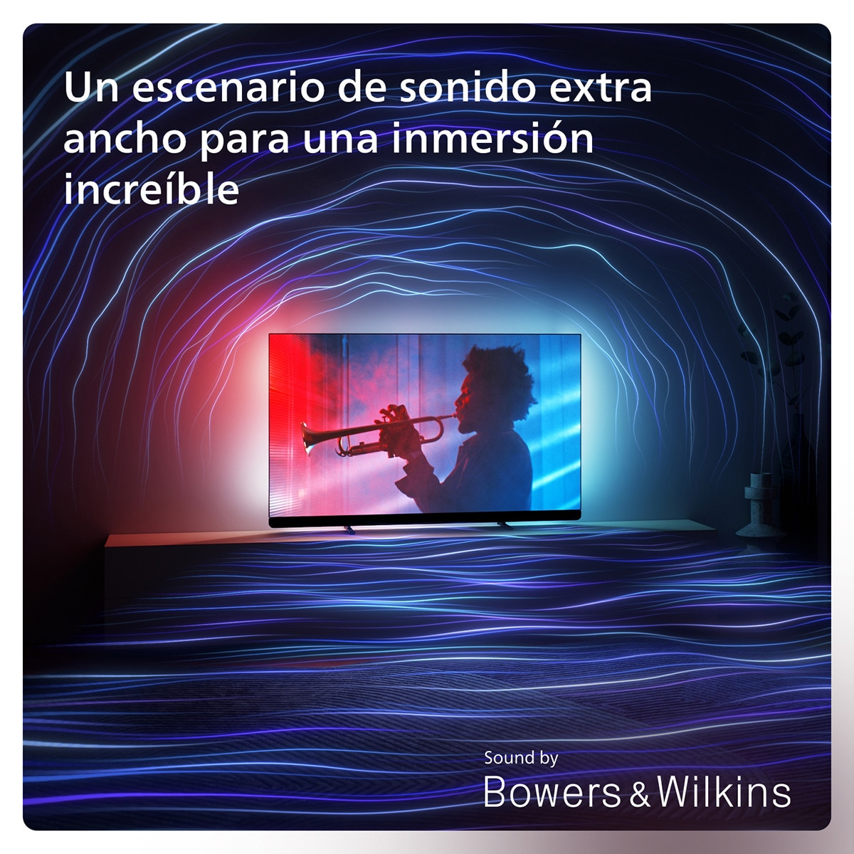 TV OLED 164cm (65") Philips Ambilight 65OLED909 UHD 4K, Dolby Vision y Dolby Atmos, Google TV, Smart TV Negro brillante-6