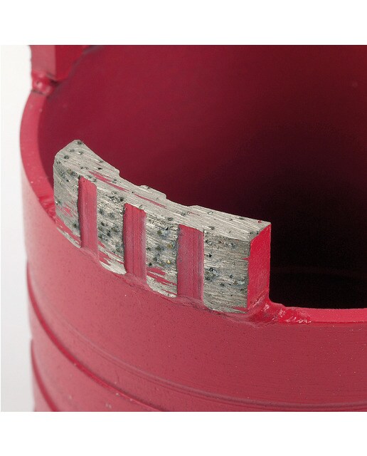 Corona Perforación con Dentado de Diamante Ø 68 mm Rojo-3