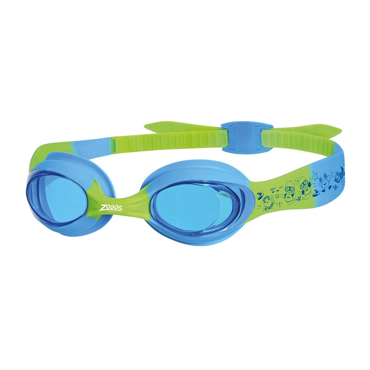 Óculos de Natação de Criança Little Twist Azul / Verde-1