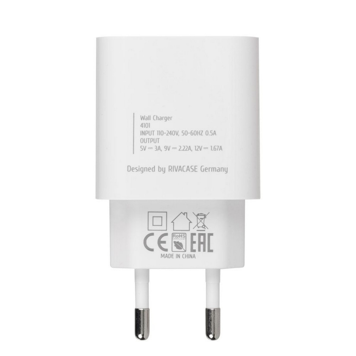 Carregador Rivacase 20W PD 3.0/1 USB-C - Branco 6