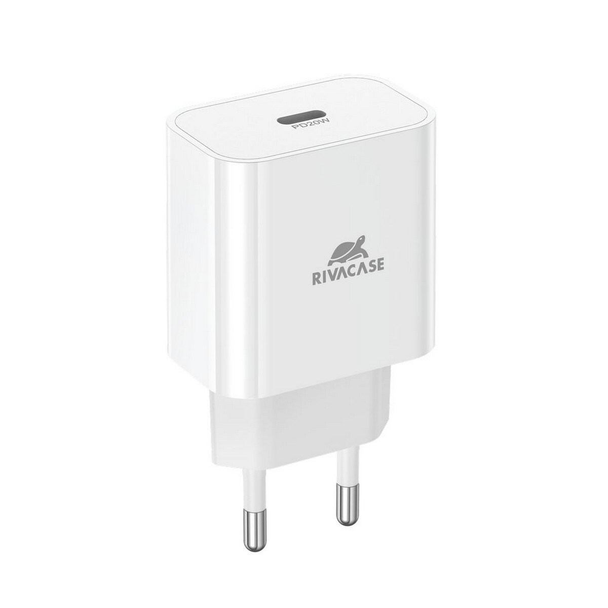 Carregador Rivacase 20W PD 3.0/1 USB-C - Branco 1
