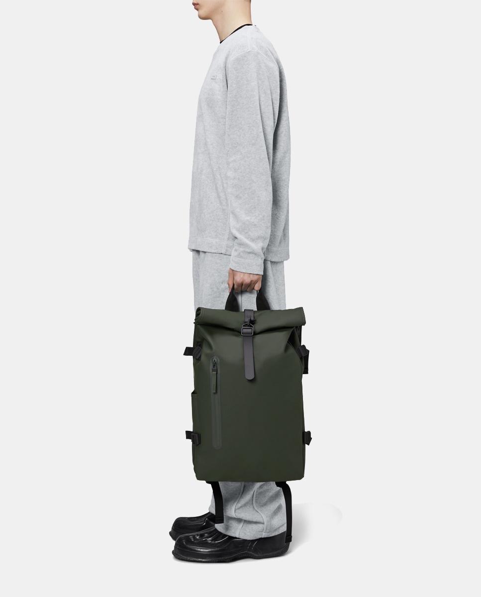 Mochila Rolltop Rucksack Large Verde-6