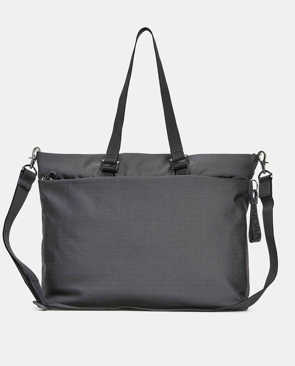 Mala Shopper com Várias Alças Cinzento-escuro-7
