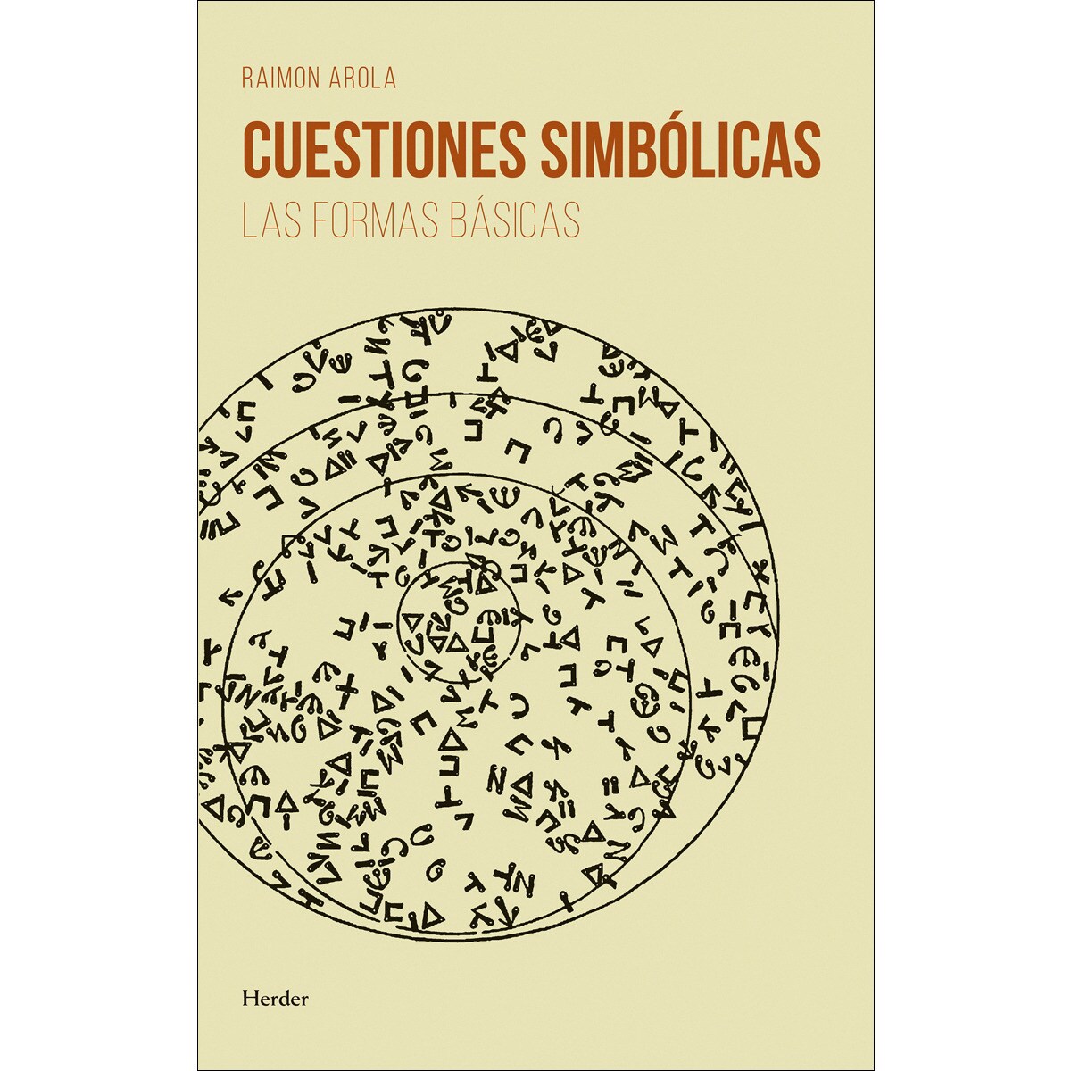Cuestiones simbólicas: Las formas básicas (Capa mole com abas) 1
