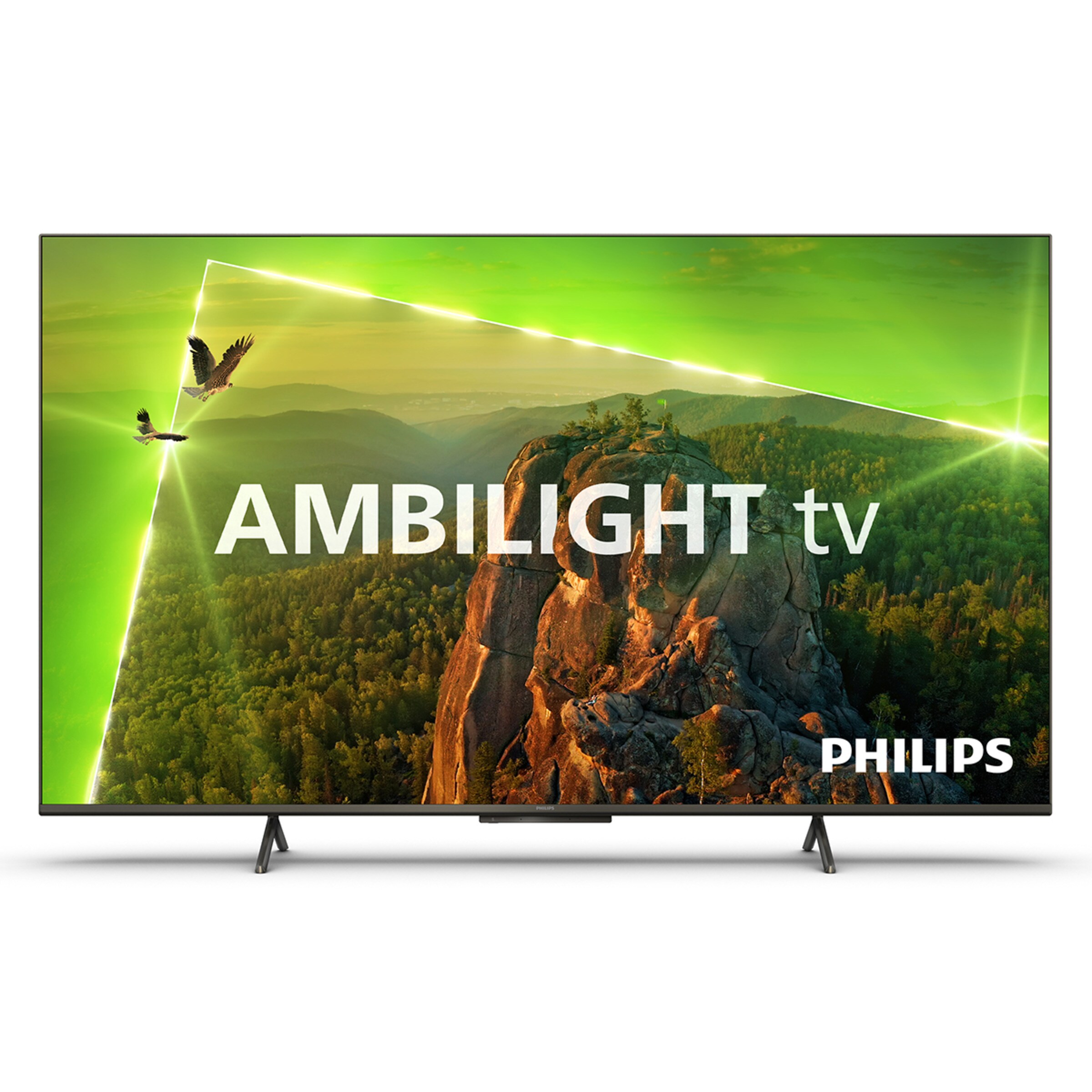 TV LED 108cm (43") Philips 43PUS8118/12 UHD 4K, Ambilight 3 lados, Pixel Ultra HD, HDR10 / HDR10+ Compatible, Dolby Vision, (Reacondicionado Grado C) Cromo satinado-1