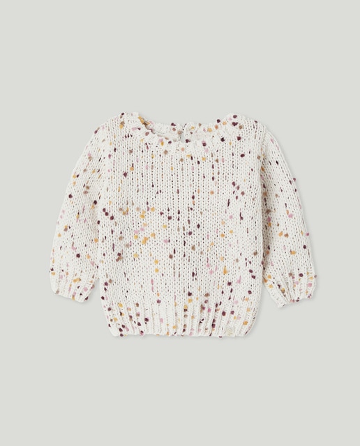 Imagen 0 de Jersey de punto de chenilla de bebé niña