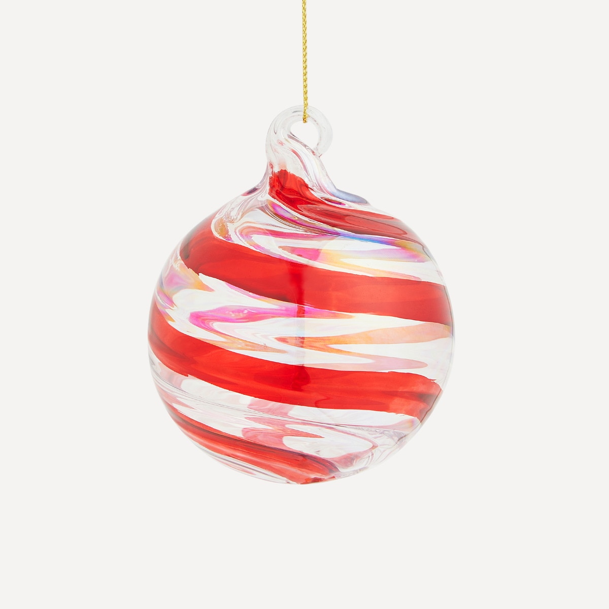 Bola de com Riscas Vermelho-1