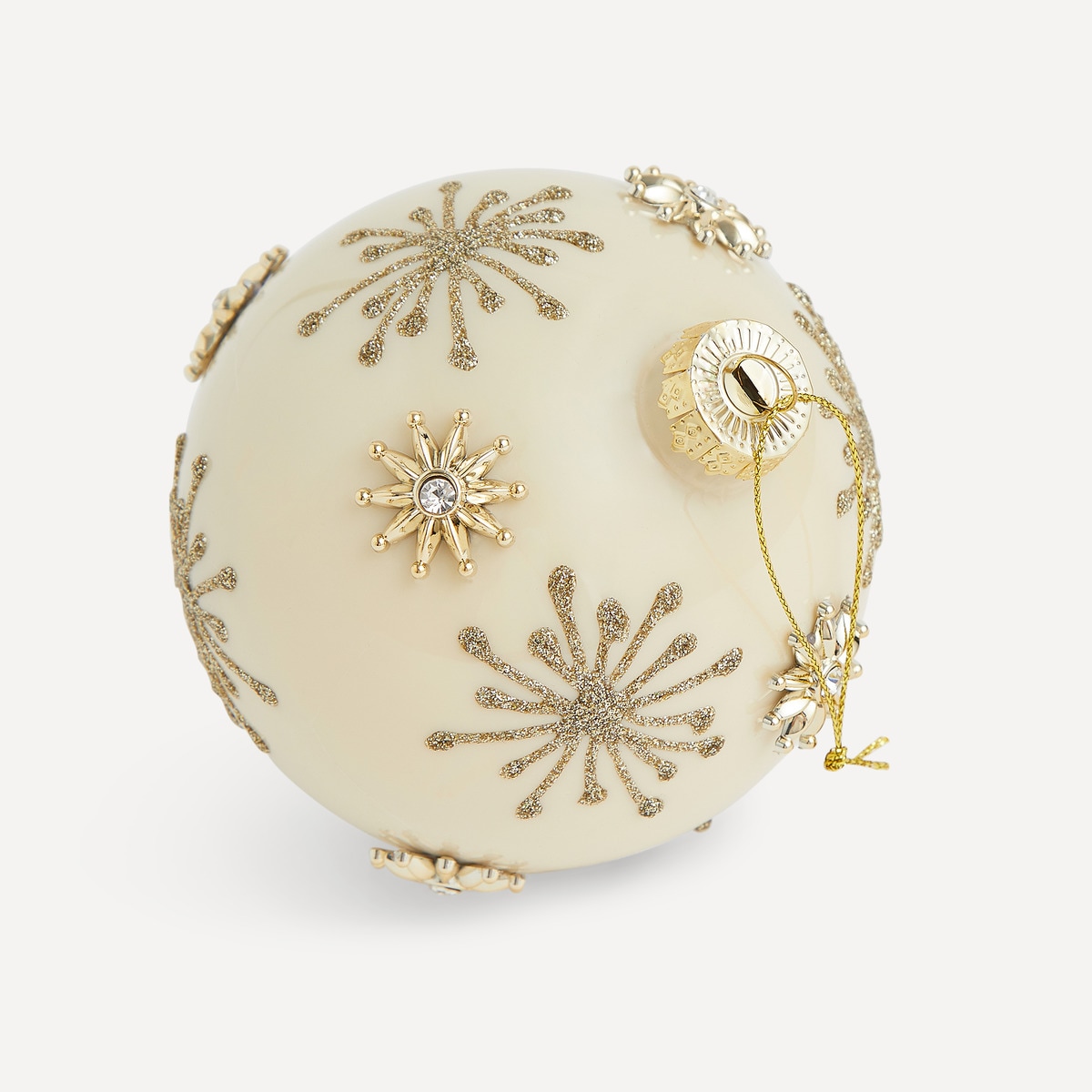 Bola de com Flores Creme-2