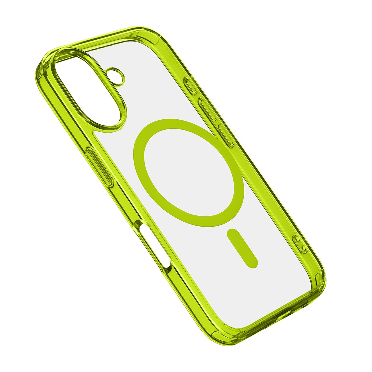 Funda verde lima Cellularline Iconic Mag para iPhone 16 Verde Lima-1