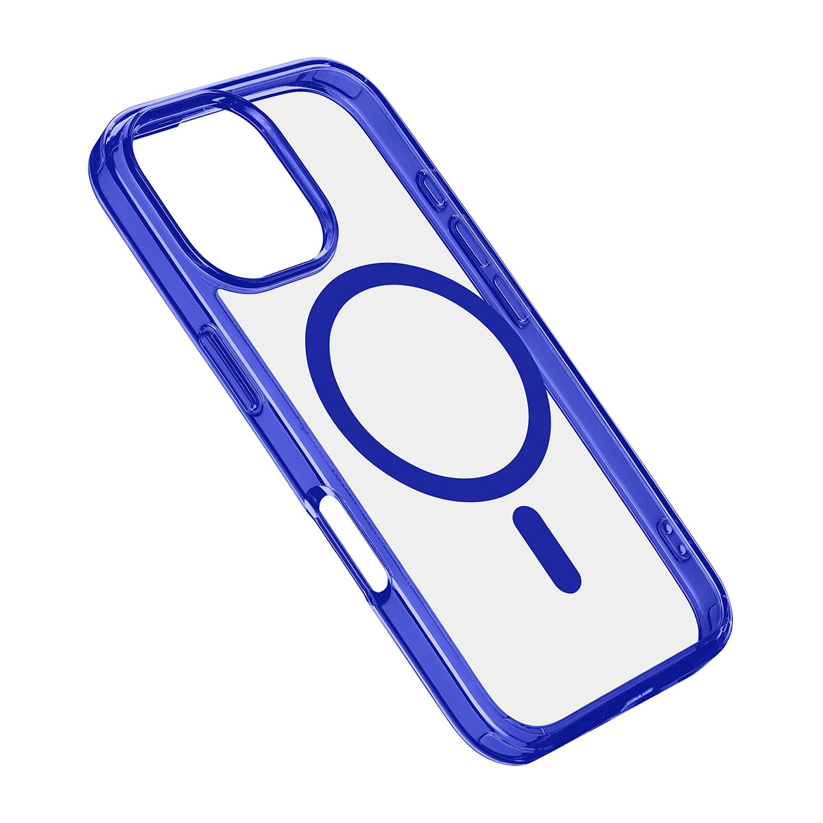 Funda azul Cellularline Iconic Mag para iPhone 16 Pro Max Azul-1