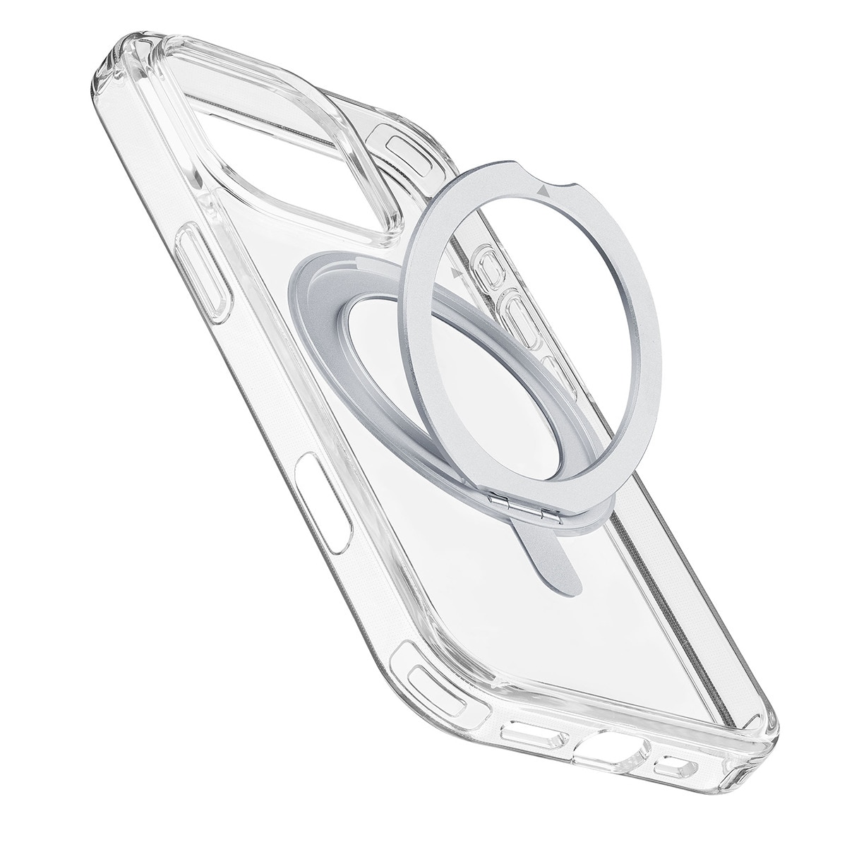 Funda transparente Cellularline Spin Mag para iPhone 16 Pro Max Transparente-1