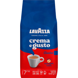 Café em Grão Crema e Gusto Clássico embalagem 1 kg - Lavazza