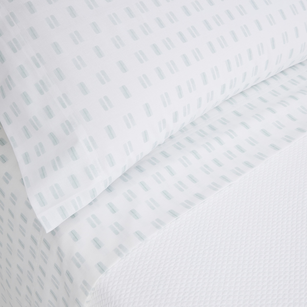 Conjunto de Lençóis Polycotton Brick Azul-2