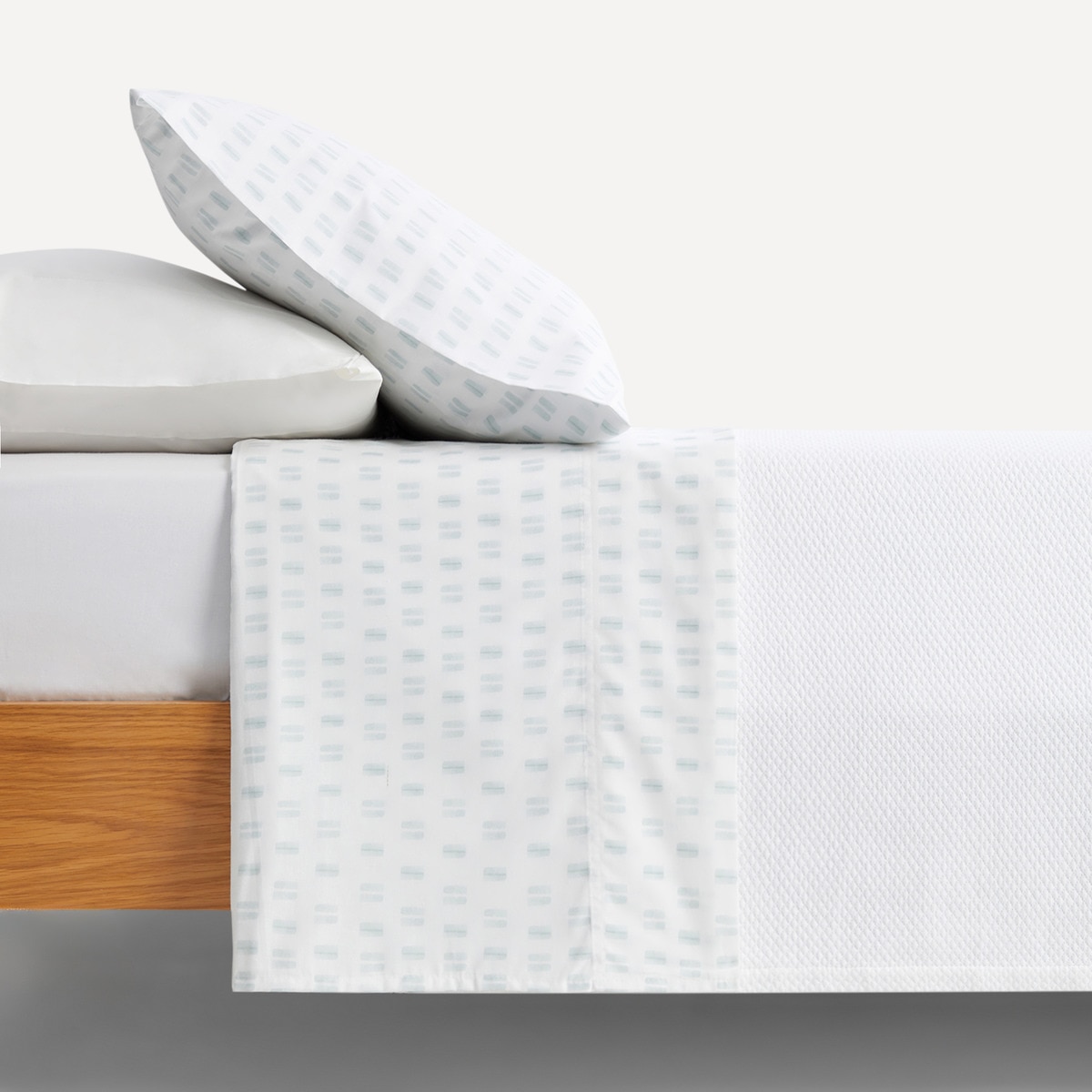 Conjunto de Lençóis Polycotton Brick Azul-1