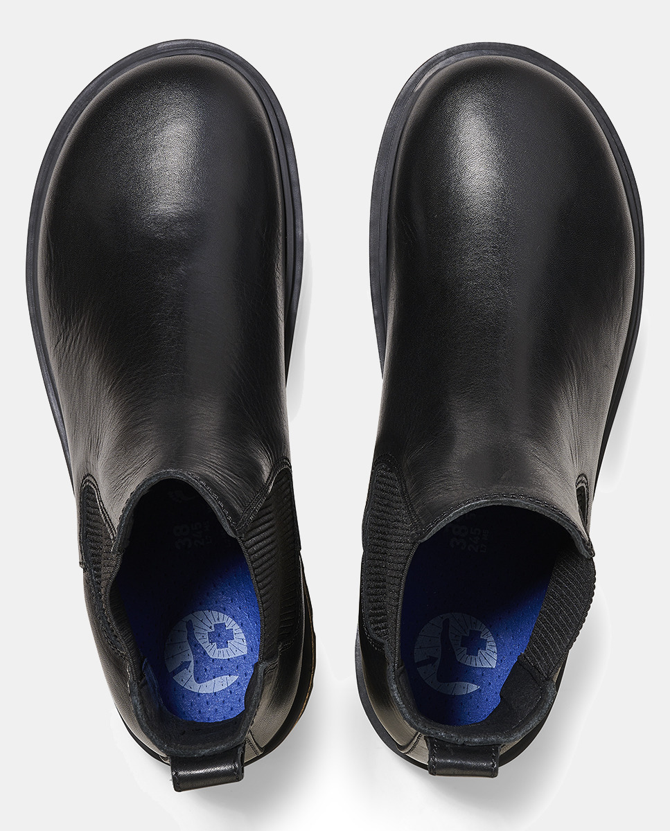 Botins Highwood Slip-On Preto-3