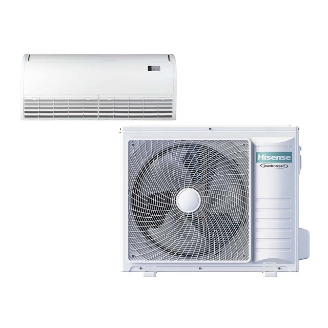 Imagen 0 de Aire acondicionado suelo-techo Hisense Inverter con 8170 frig/h y 9460 kcal/h - AUV105UR4RC8/AUW105U4RK7