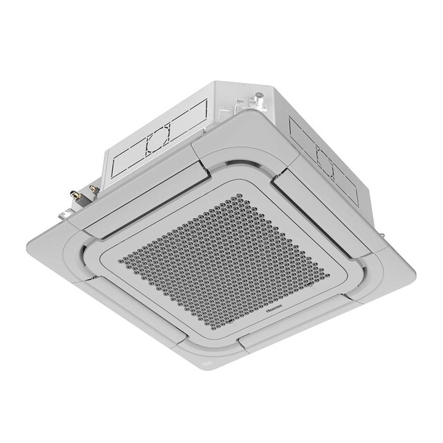 Imagen 0 de Aire acondicionado cassette Hisense Inverter con 8600 frig/h y 9460 kcal/h - AUC105UR4RKC8/AUW105U4RK7