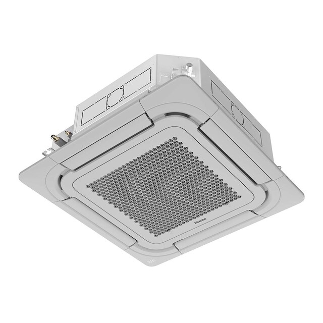 Imagen 0 de Aire acondicionado cassette Hisense Inverter con 10406 frig/h y 11610 kcal/h - AUC125UR4RKC8/AUW125U6RN8