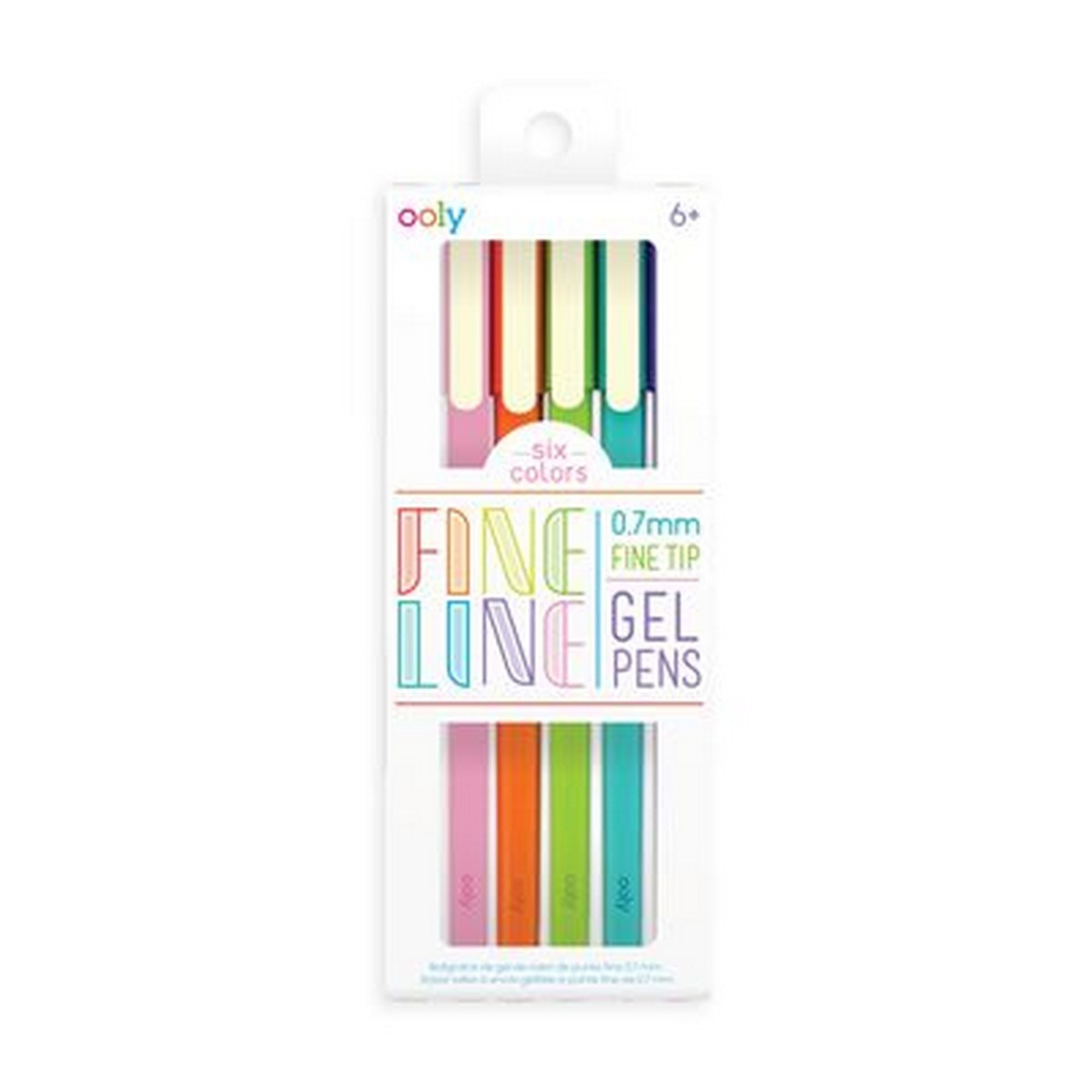 Imagem 0 de Canetas de Gel Ooly Fine Line Colored 6 Unidades