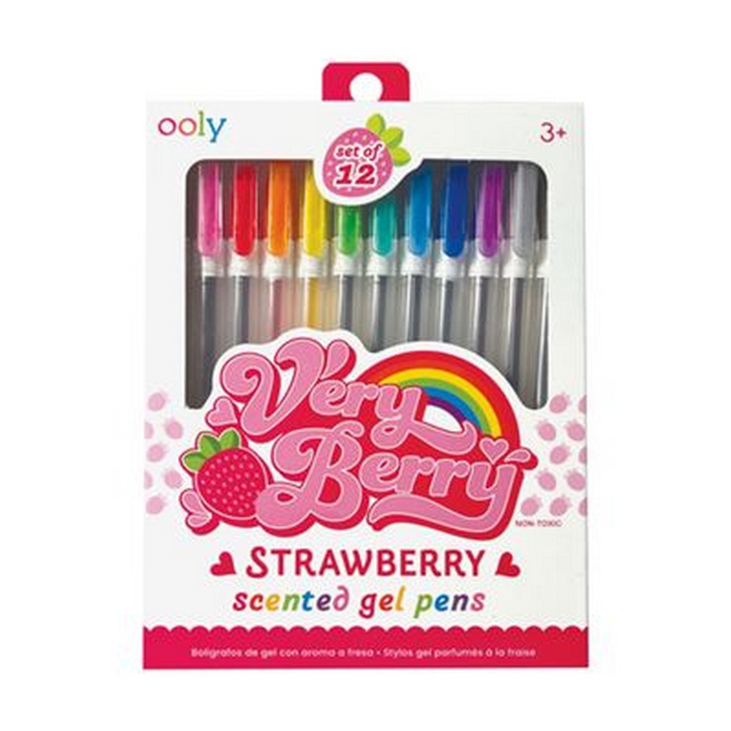 Canetas de Gel Ooly com Aroma a Morango: Very Berry - 12 Unidades 1