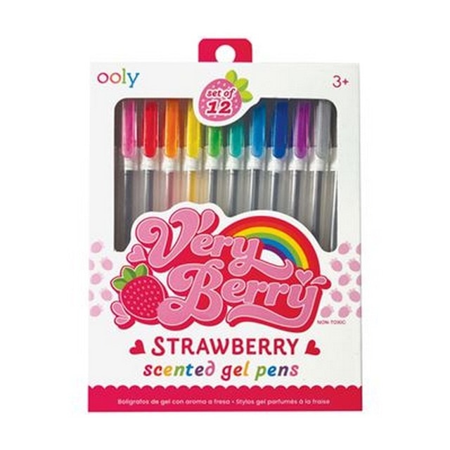 Imagem 0 de Canetas de Gel Ooly com Aroma a Morango: Very Berry - 12 Unidades