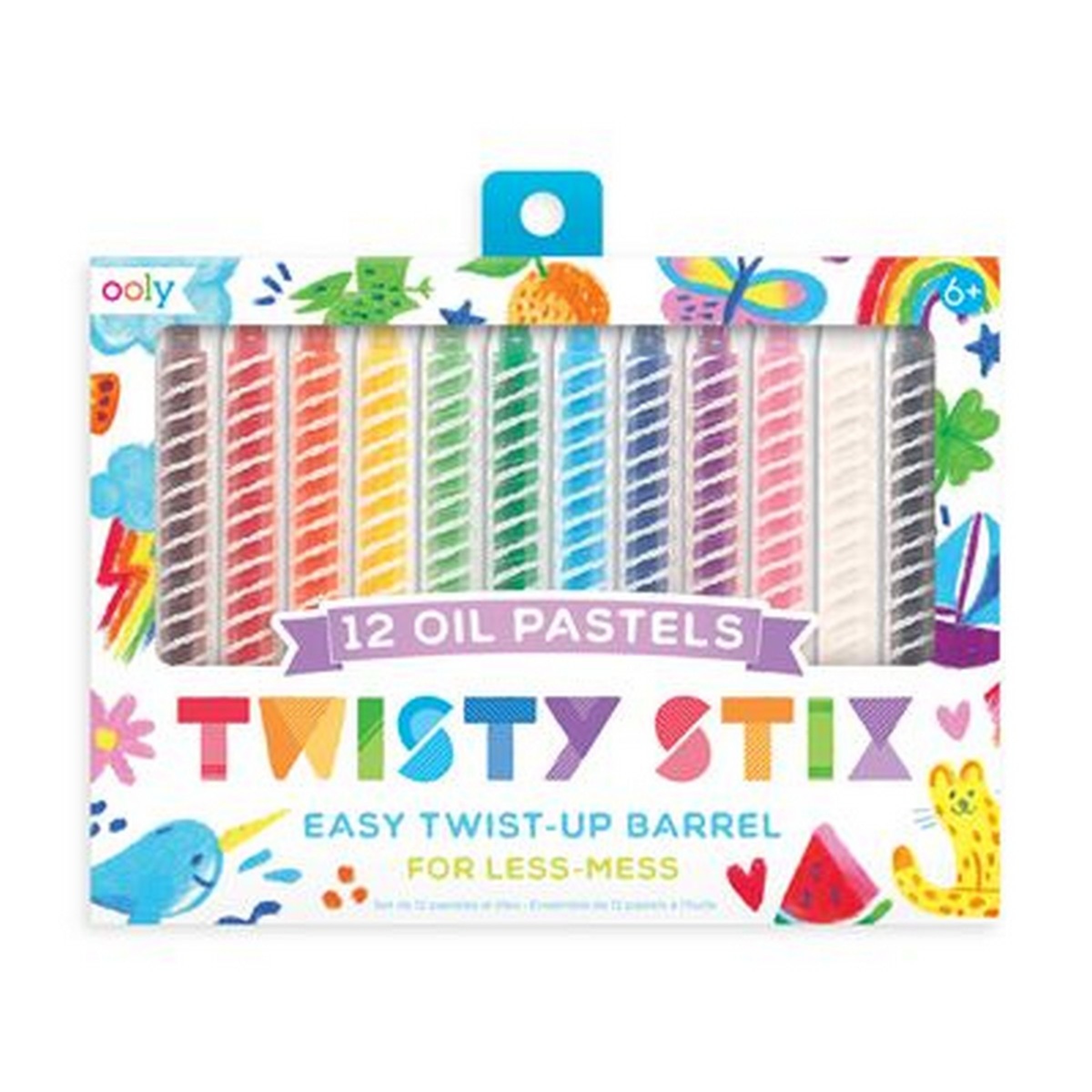Imagem 0 de Conjunto de Lápis Pasteis de Óleo Twisty Stix 12 Unidades