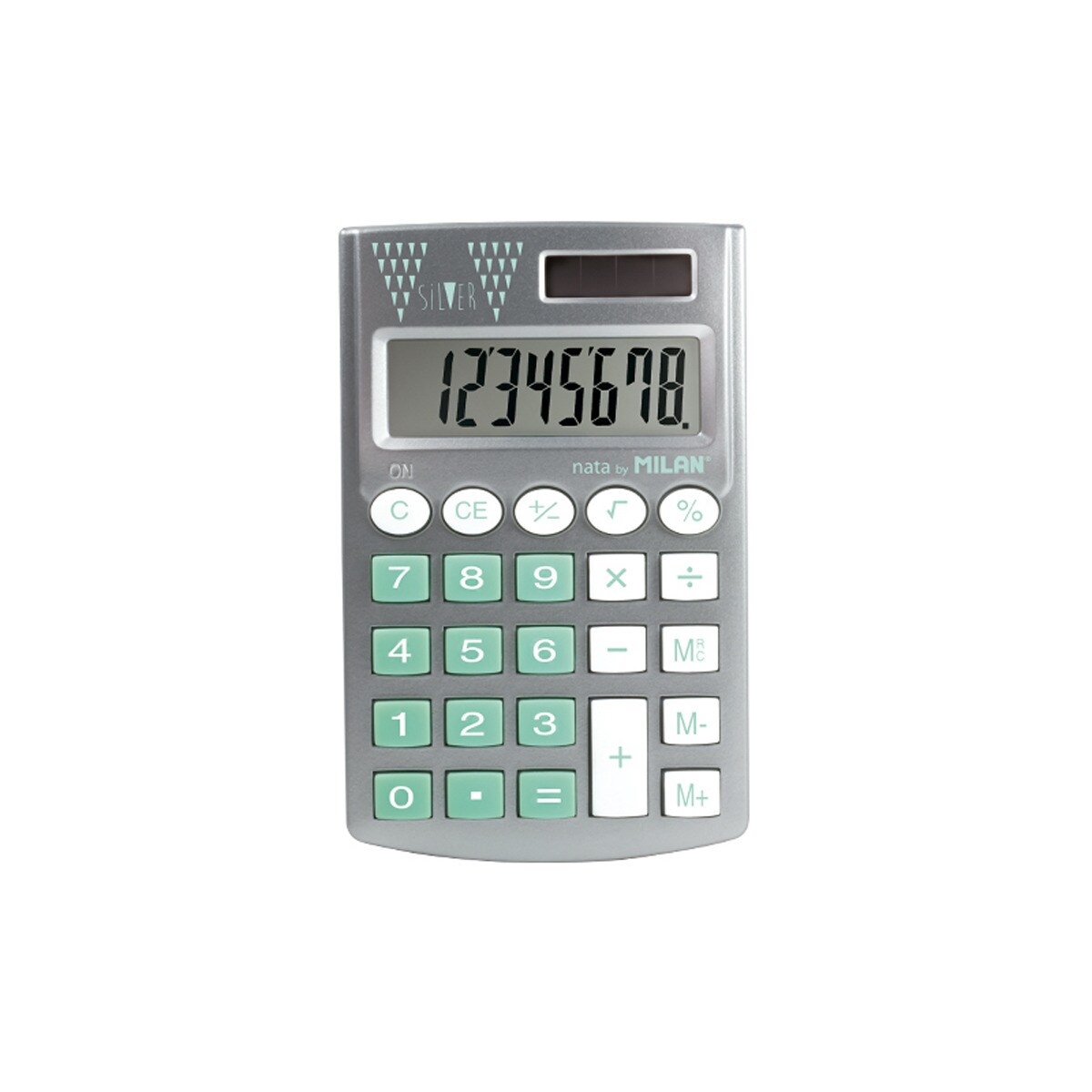 Calculadora 8 dígitos Pocket Silver MILAN cores sortidas Sortido-4