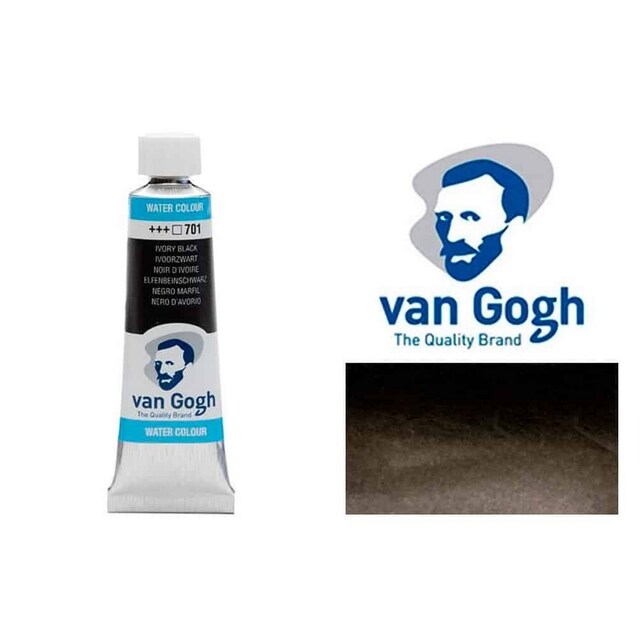 Imagem 0 de Aguarela Van Gogh 701 Marfim Preto 10 ml