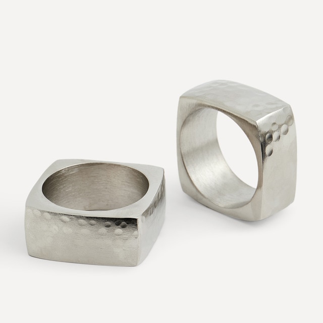 Imagen 0 de Set de 2 servilleteros Martelé El Corte Inglés