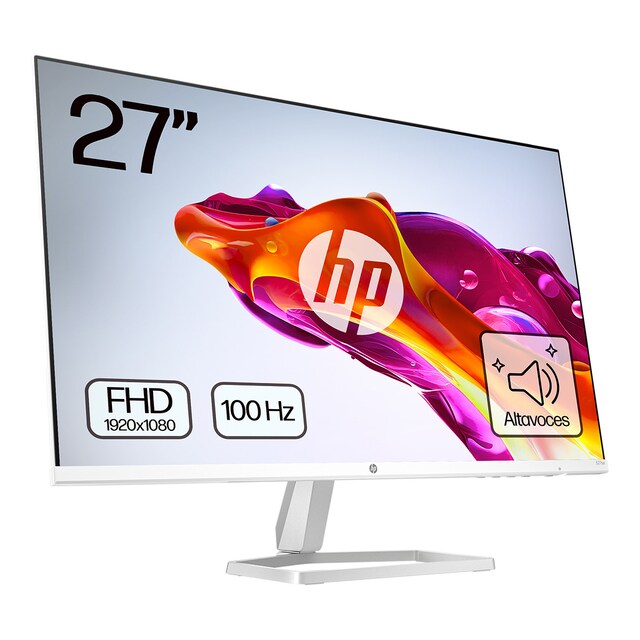 Imagen 0 de Monitor PC 68,6 cm (27") HP S5 527sa, 100 Hz FHD IPS antirreflectante  y certificación Eyesafe, con audio integrado