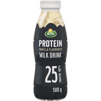 Protein batido con proteínas de vainilla sin azúcares añadidos sin lactosa botella 479 ml - Arla