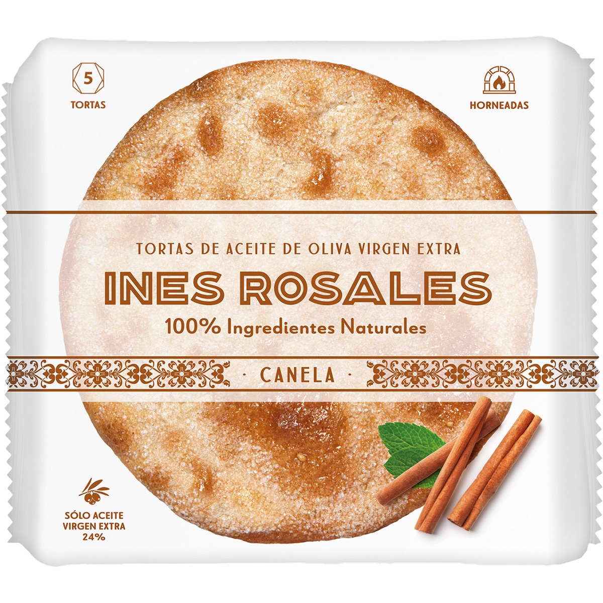 tortas de aceite con canela 5 unidades paquete 150 g