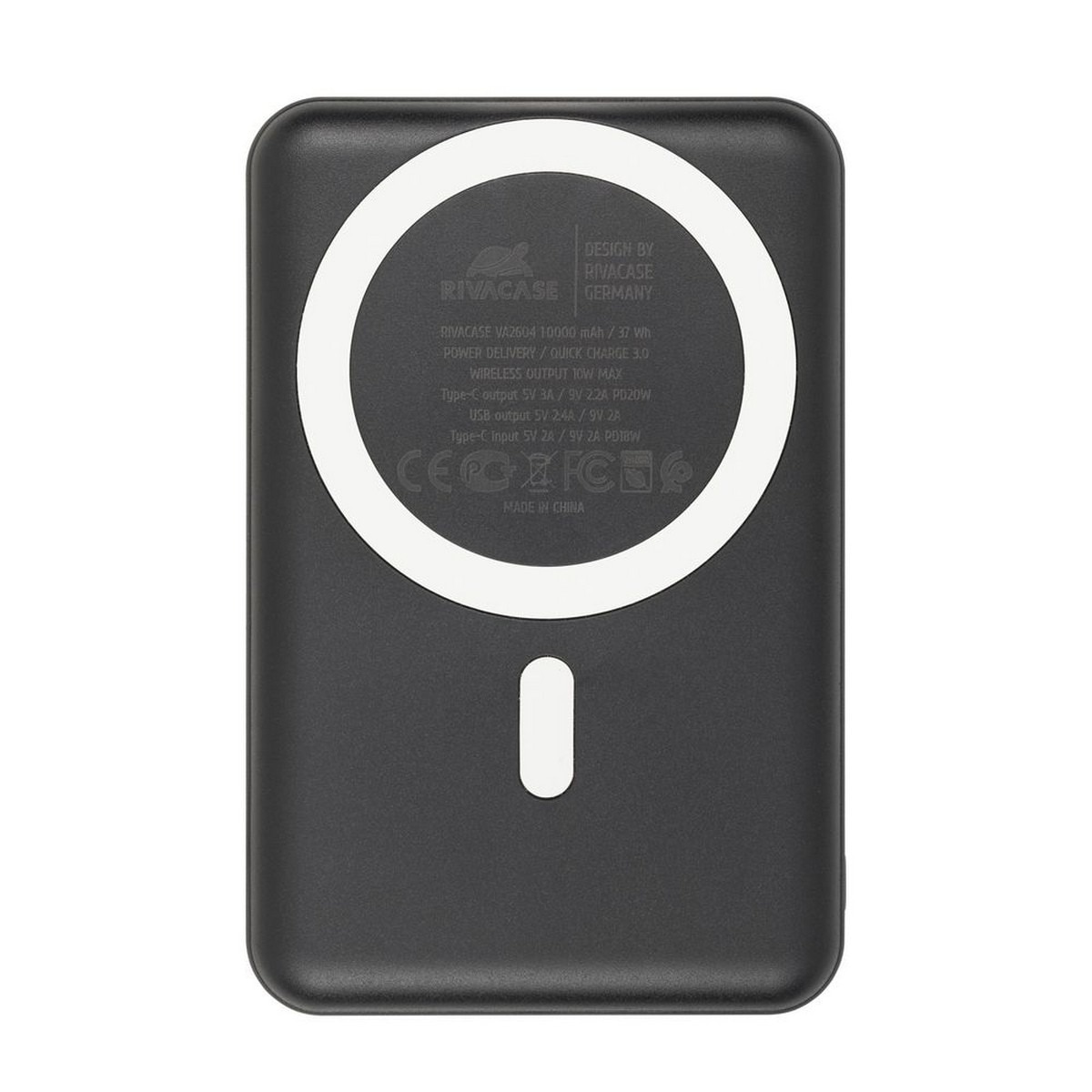 Powerbank com Magsafe Rivacase Qi Wireless 15W + QC/PD20W 1