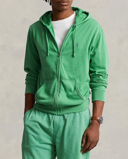 Imagen 0 de Sudadera de hombre de punto de rizo con capucha